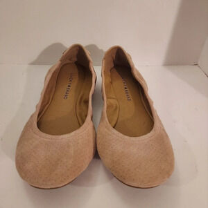 Lucky Brand Echo3 Blush Pink Suede Leather Ballet Flats in Size 9 M